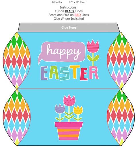 Image result for Paper Box Template Printable Easter