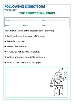 Robot Walk Jump Run Worksheet 的图像结果