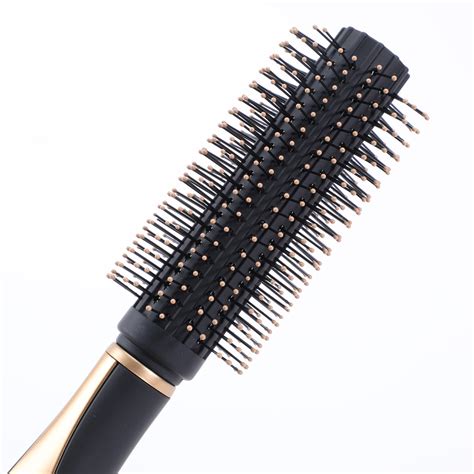 Buy Premium Black Gold Round Hair Brush Online | Midazzle – MiDazzle