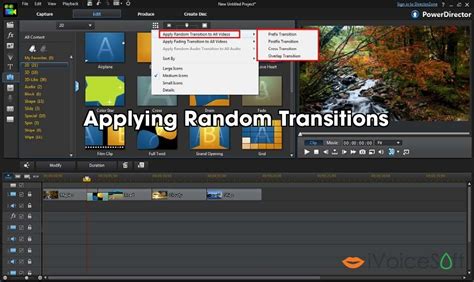 Image result for PowerDirector 13 Tutorial Transitions