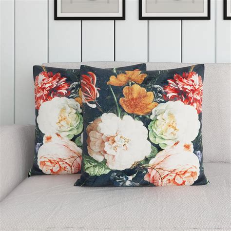 Buy La-Maison Printed Cushion Covers - Set Of 2Pcs - 40 cm X 40 cm ...
