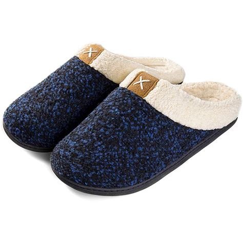 ULTRAIDEAS - Women's Cozy Memory Foam Slippers Fuzzy Wool-Like Plush ...