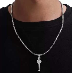 BigWheels Silver Stainless Steel Pendant Set Price in India - Buy ...