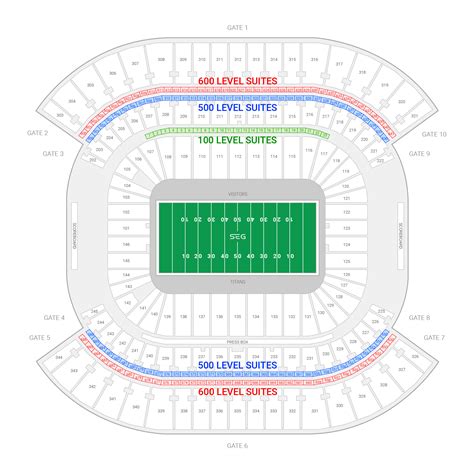 Nissan Stadium Parking Map