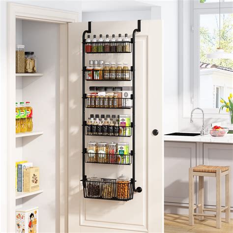 Spice Rack In Cabinets Solid Oak Larder Spice Rack 5 Tall Shelves