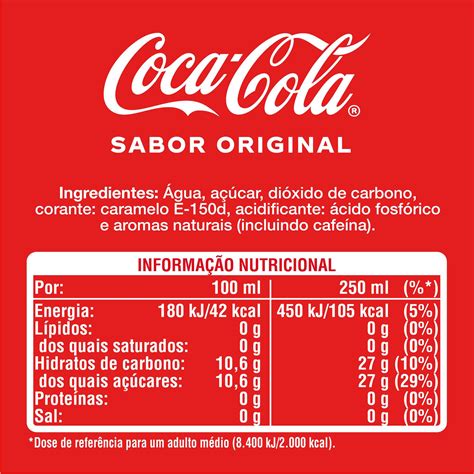 Coca Cola Tabela Nutricional - RETOEDU