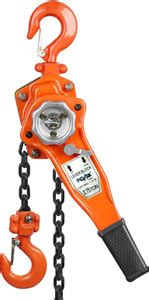 VOLTZ 0.75 Ton Rachet Lever Hoist 3/4Ton Chain Block Lever Hoist 1.5mtr ...