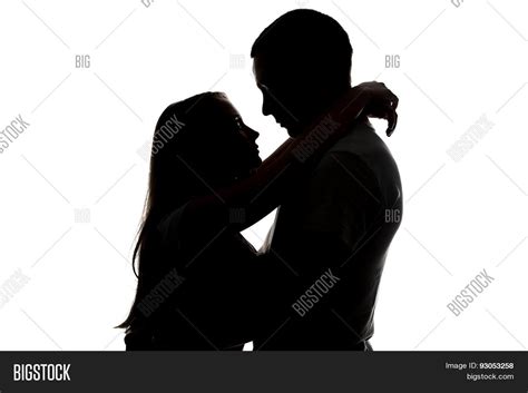 Couple Hugging Silhouette