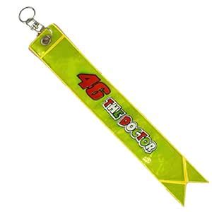 AFH Radium Safety Warning Tag Key Chain Fluorescent Reflector in Night ...