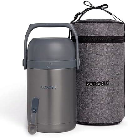 Buy Borosil Hot-N-Fresh Prime Stainless Steel Insulated Lunch Box ...