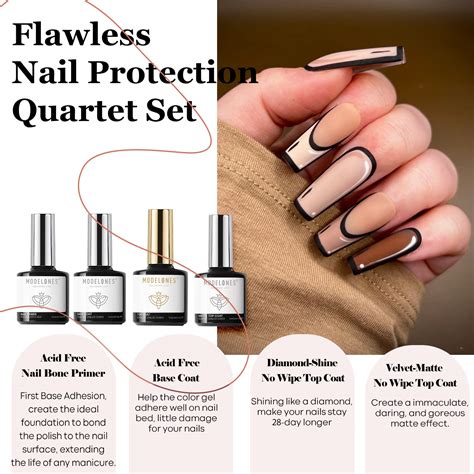 Buy modelones 24 Pcs Neutral Gel Nail Polish Kit, 20 Colors Nude Pink ...