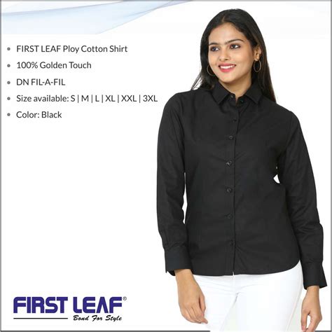 Black Shirt – Ladies – Newgenn India