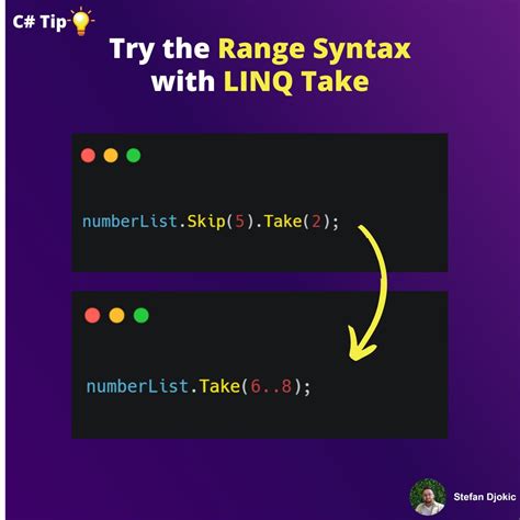 Hello, everyone, Here's a C# feature I didn't know about, maybe you didn't either—the range ...