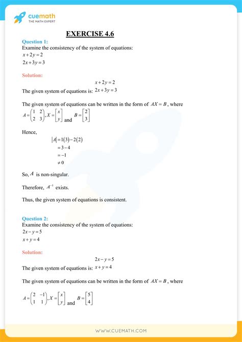 Math Exercise 4.3 Class 12 的图像结果
