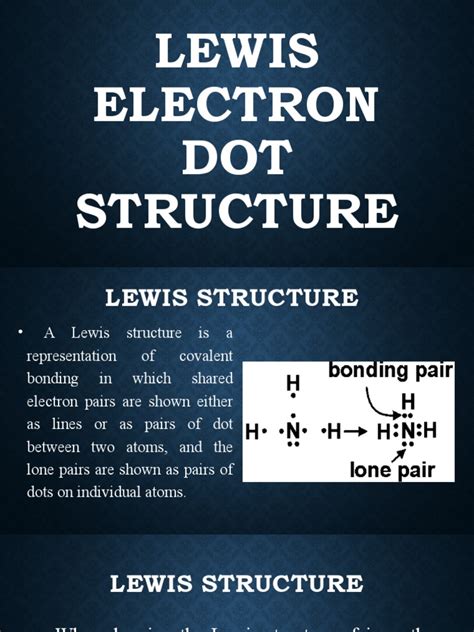 Lewis Electron Dot Structure | PDF