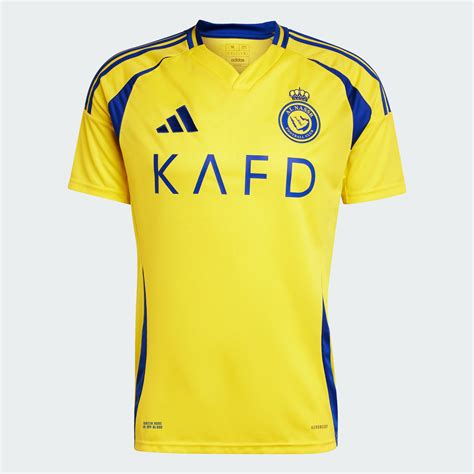 adidas Al Nassr FC 24/25 Ronaldo Home Jersey - Yellow | adidas UAE