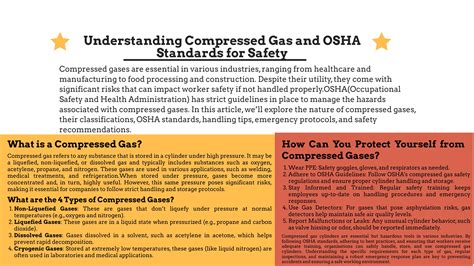 Understanding Compressed Gas and OSHA Standards for Safety - Sensor One Stop - The Best Value ...