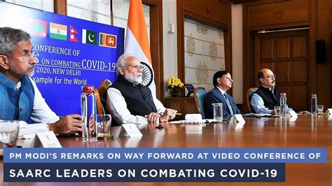 G-20 SAARC video conference on COVID-19 a blueprint for other ...