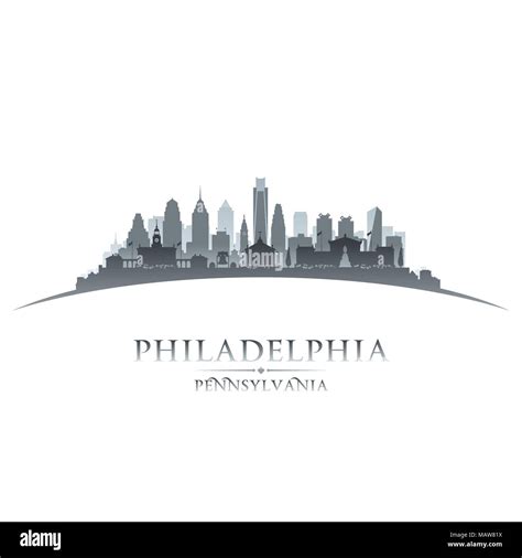 Philadelphia Skyline Outline