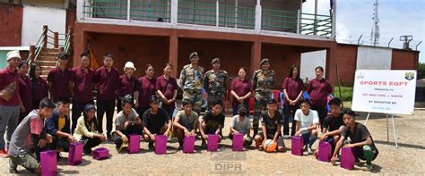 Shamator Battalion Assam Rifles Donate Football kit to School Football ...