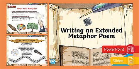 Eighth Grade Writing An Extended Metaphor Poem - Twinkl