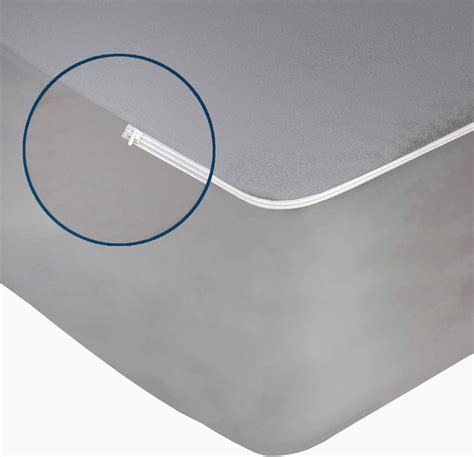 Cotton Zippered Chain Waterproof Mattress Protector (100% Cotton ...