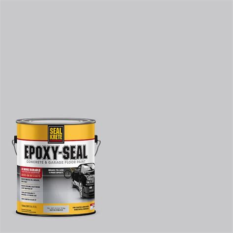Seal-Krete Epoxy-Seal Concrete and Garage Floor Paint 1-part Armor Gray ...