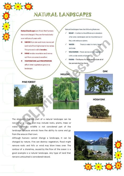 Landscape Worksheet 的图像结果