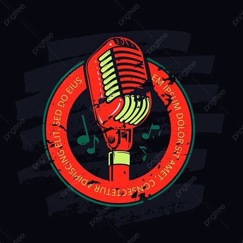 Karaoke Club Vector PNG Images, Shabby Retro Karaoke Music Club, Banner ...