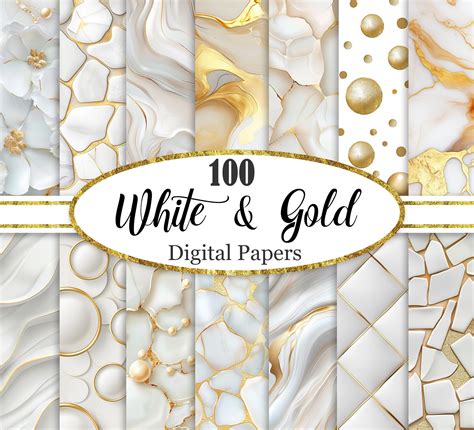 Beautiful White Gold Wallpaper