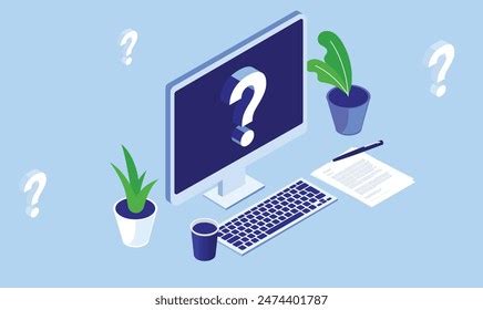 Computer with Question Mark 的图像结果