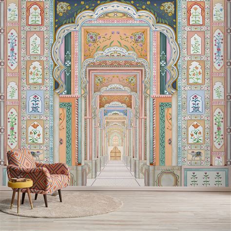 Indian Traditional Wallpapers | Fabrics & Art | Life n Colors