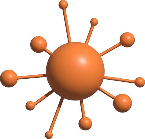 3d illustration of virus 17805936 PNG