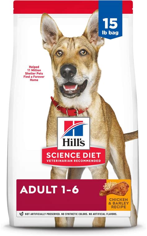 Hill's Science Diet, Alimento Seco para Perro Adulto, 15 Kg : Amazon ...