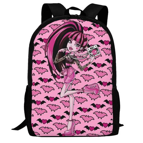 Monster High Backpack,3d Print Laptop Backpack Lightweight Casual ...