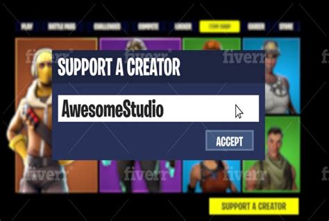 Image result for How to Get a Support a Creator Code