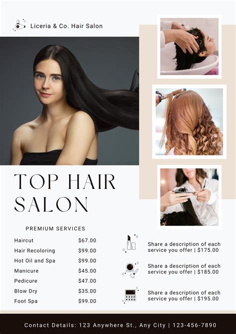 Upscale Salon Flyer