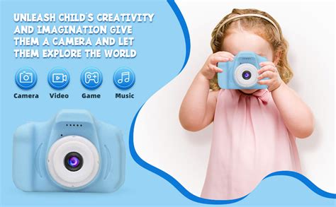 SARASI Upgrade Kids Selfie Camera 13MP 1080P HD Real Toy Camera ...