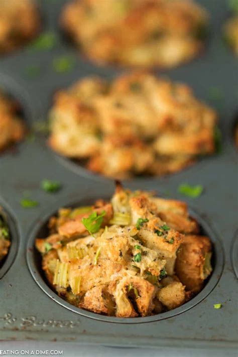 Stuffing Muffins Recipe - Eating on a Dime