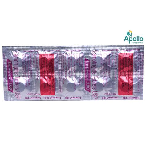 Lamosyn 100 Tablet 10's Price, Uses, Side Effects, Composition - Apollo ...