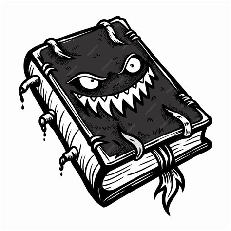 Monster Book Illustration