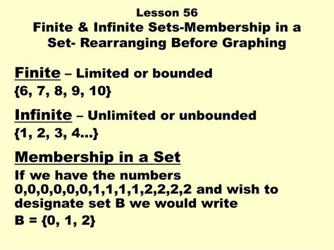 Image result for Infinite Set Math