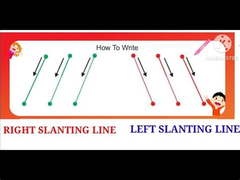 Image result for Slanting Line Left and Right