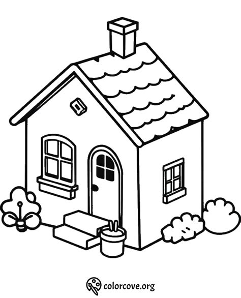 Home Coloring Pages 的图像结果
