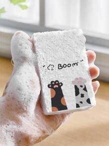 Paw Print Cleaning Sponge | SHEIN