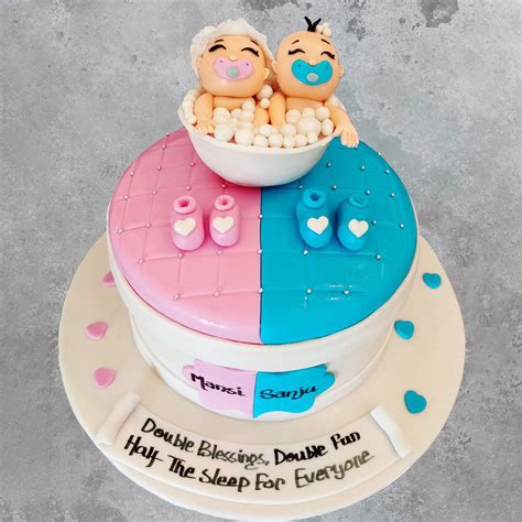 Twin Baby Shower Cake Ideas