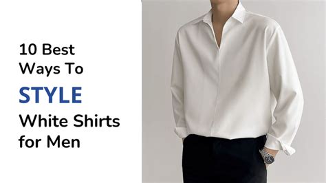 10 Classic Ways to Style White Shirts for Men – JAVINISHKA