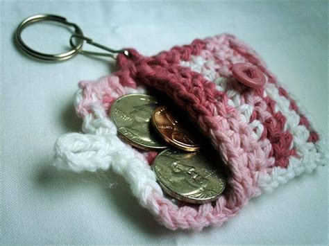 Image result for Mini Crochet Keychain Purse Tutorial