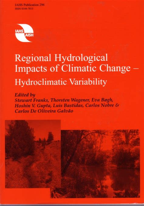 Buy Regional Hydrological Impacts of Climatic Change - Hydroclimatic ...