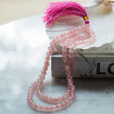 Buy Rose Quartz Crystal Healing Mala (Stone of Love) - Online in India ...